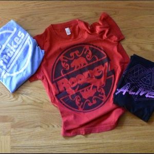 Bundle of vintage concert tees, S